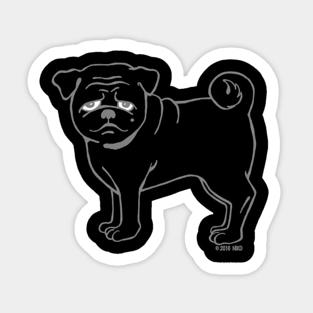 Big black pug hotsell
